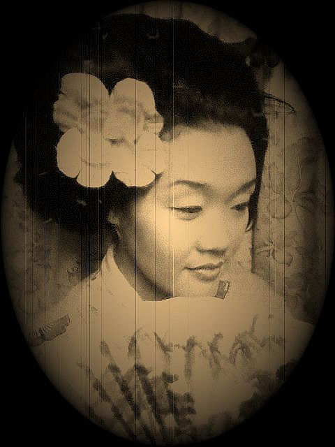 Old Portrait of a Geisha